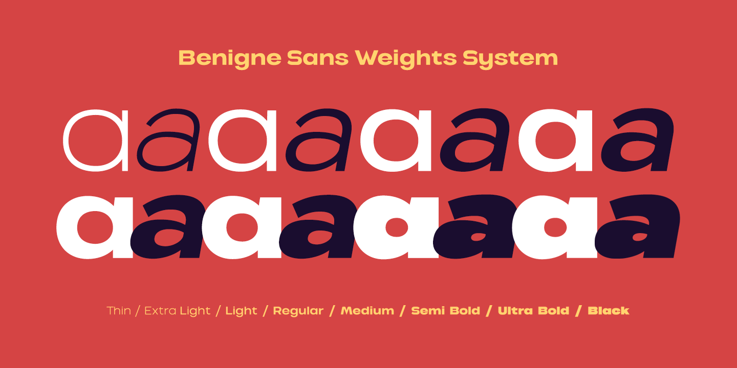 Пример шрифта VVDS Benigne Sans Regular